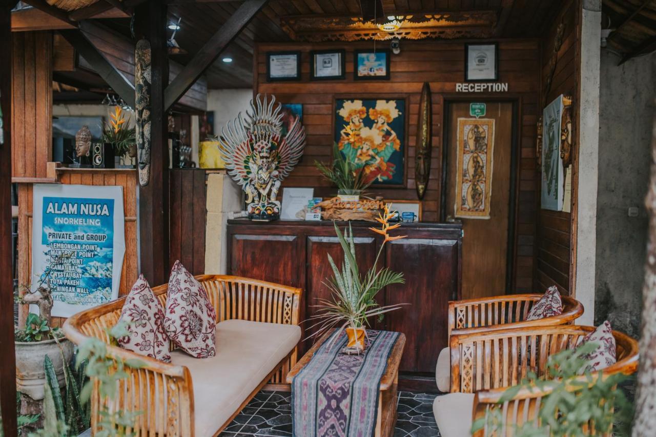 Alam Nusa Bungalow Huts & Spa Nusa Lembongan Dış mekan fotoğraf